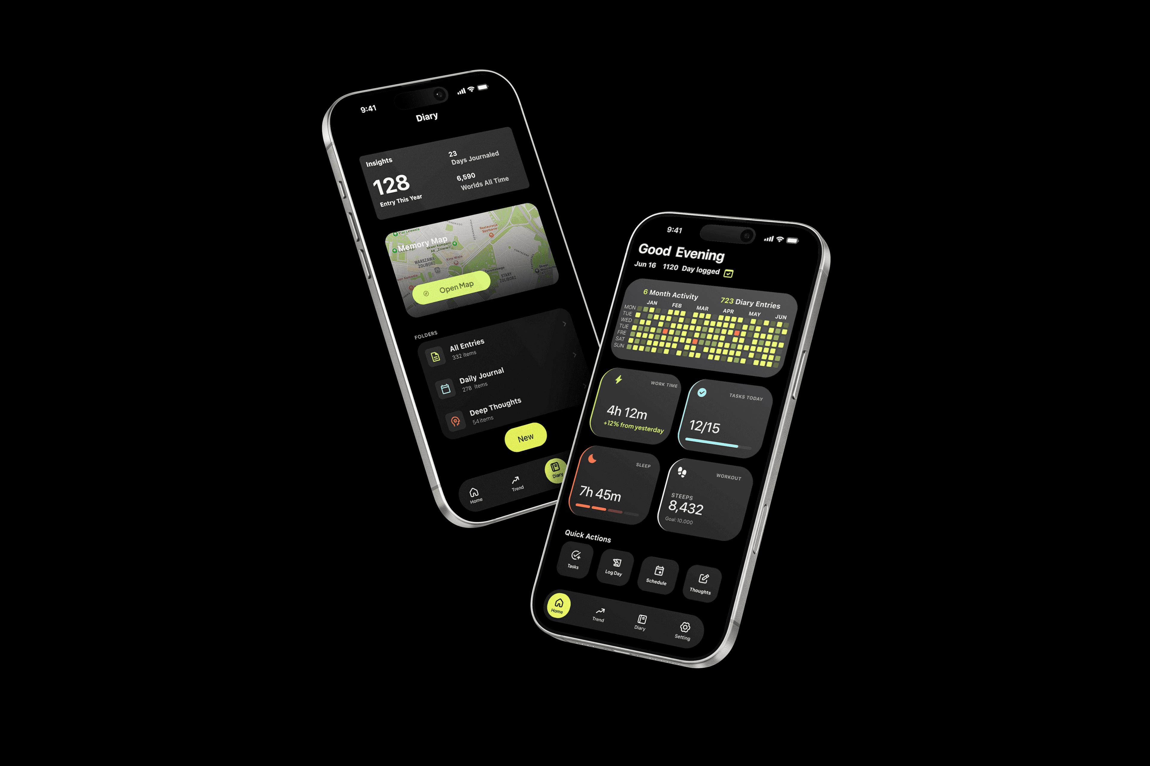Life Flow, a daily journal app for iPhone.